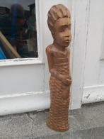 Houten beeld v afrikaanse, Antiek en Kunst, Kunst | Beelden en Houtsnijwerken, Ophalen of Verzenden