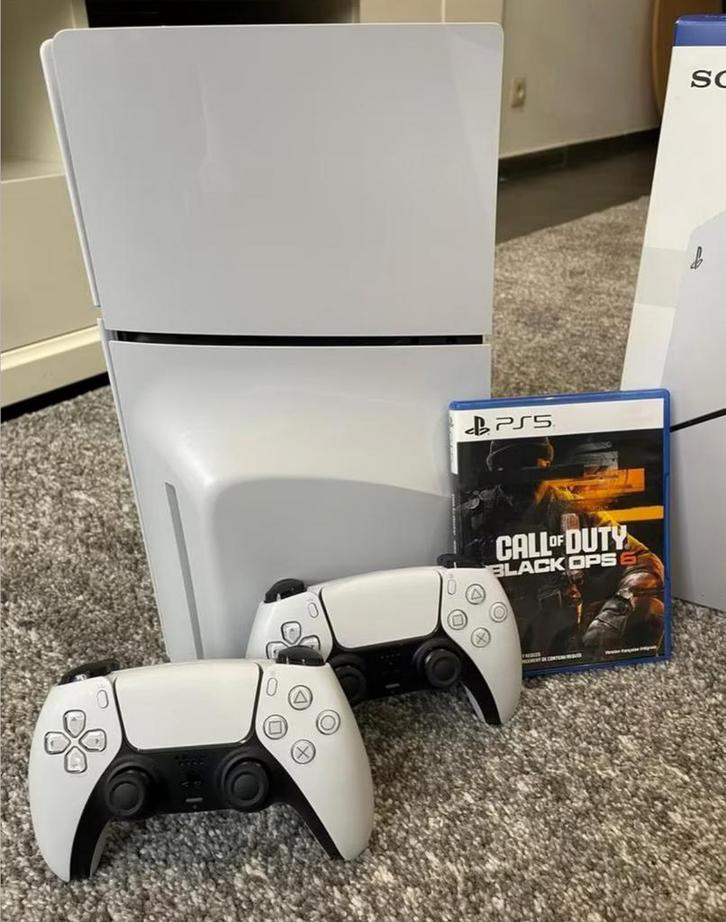 PlayStation 5 Slim 1tb | Compleet, Spelcomputers en Games, Spelcomputers | Sony PlayStation 5, Zo goed als nieuw, Ophalen of Verzenden