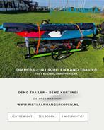 Demo Trahera fietstrailer voor surfers en foilers Black line, Ophalen, Info@fietsaanhangeropmaat.nl, Opvouwbaar, Overige typen