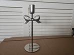Riviera Maison kandelaar zilver strik bow, Huis en Inrichting, Woonaccessoires | Kapstokken, Ophalen of Verzenden, Zo goed als nieuw