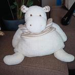 Vintage happy horse nijlpaard, hippo, 2002. Beige badstof., Ophalen of Verzenden, Zo goed als nieuw, Konijn