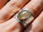 Vanoli 925 zilveren ring met rutielkwarts maat 18,5, Sieraden, Tassen en Uiterlijk, Ringen, Daiva1973@hotmail.com, 18 tot 19, Vanoli