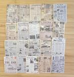 Krantenartikelen oude vintage stickers, Nieuw, Ophalen of Verzenden, Meerdere stickers