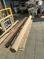 Te koop ronde paal 3 m lang diameter 0.20 m ex seinpaal, Doe-het-zelf en Verbouw, Hout en Planken, Ophalen, 50 mm of meer, Balk