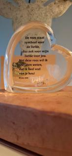 Kristallen Hart met Doosje - Liefdesgeschenk, Ophalen of Verzenden, Zo goed als nieuw