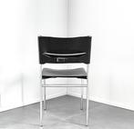 Stoelen Martin Visser ‘t Spectrum mod SE06 vintage design, Ophalen, Zwart, Metaal, Twee