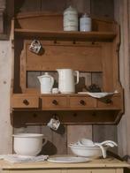Antiek cottage keuken rek , oud grenen ., Ophalen