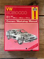 VW Scirocco Werkplaatshandboek 1982-1987, Ophalen of Verzenden