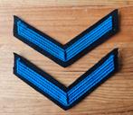 Luchtmacht strepen Soldaat-1 jaren 59-80, Verzamelen, Militaria | Algemeen, Ophalen of Verzenden, Luchtmacht, Nederland, Embleem of Badge