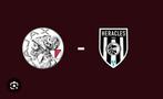 1 kaartje ajax heracles tweede ring, Tickets en Kaartjes, Sport | Voetbal, Losse kaart, Eén persoon, Augustus
