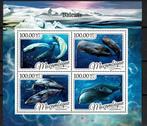 mocambique 2016 pf blok walvissen zeeleven zeezoogdieren 2, Postzegels en Munten, Postzegels | Thematische zegels, Dier of Natuur