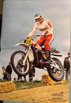 Poster Heikki Mikkola op Yamaha 500cc, Verzamelen, Verzenden, Zo goed als nieuw, Motoren