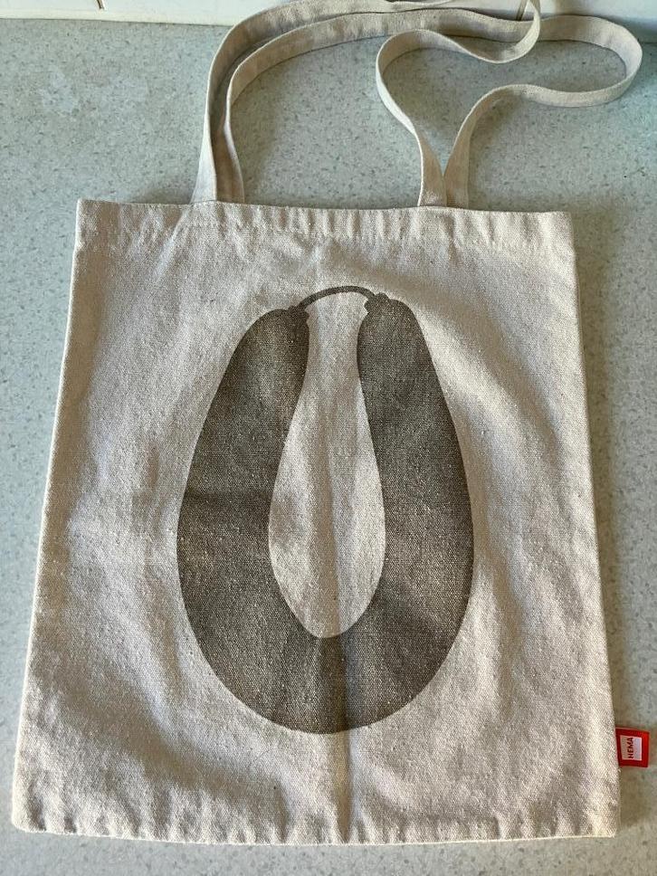 HEMA rookworst tas dubbelzijdig bedrukt, Verzamelen, Merken en Reclamevoorwerpen, Zo goed als nieuw, Gebruiksvoorwerp, Ophalen of Verzenden