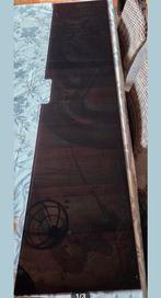 Besta Toppaneel Glas Zwart 180x40 cm, Ophalen, Gebruikt, 150 tot 200 cm, Glas