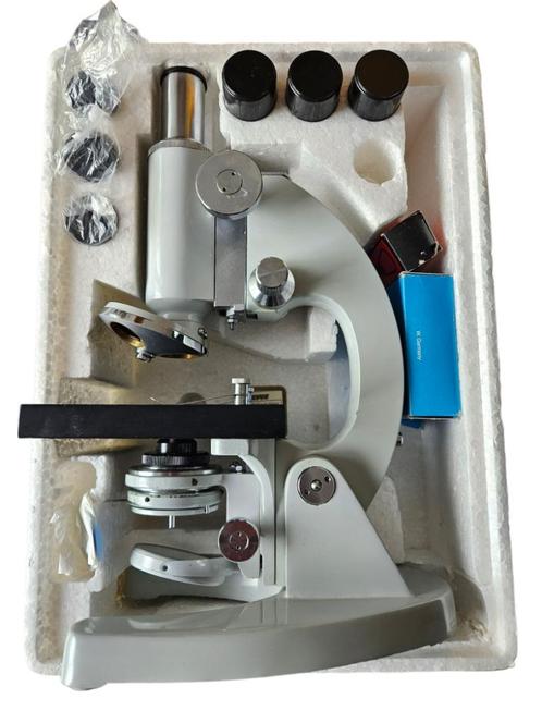 Vintage Revue Microscoop 945, Audio, Tv en Foto, Optische apparatuur | Microscopen, Zo goed als nieuw, Biologische microscoop