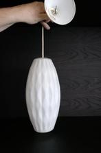 vintage midcentury opaline glazen hanglamp met mooie kelk, Antiek en Kunst, Antiek | Lampen, Ophalen