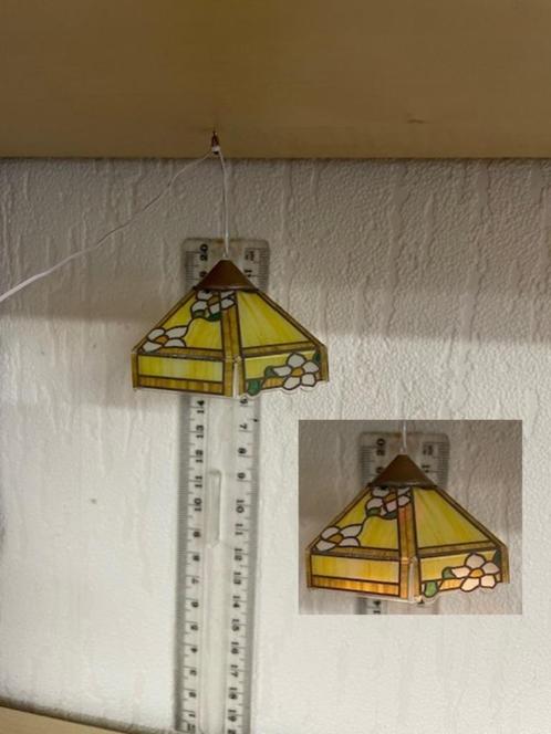 poppenhuis Bodo Hennig Tiffany plafondlamp (nr 6310), Verzamelen, Poppenhuizen en Toebehoren, Zo goed als nieuw, Poppenhuis, Ophalen of Verzenden