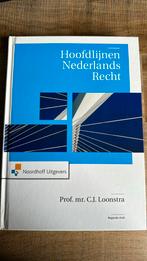 C.J. Loonstra - Hoofdlijnen Nederlands Recht, Boeken, Wetenschap, C.J. Loonstra, Ophalen of Verzenden, Zo goed als nieuw