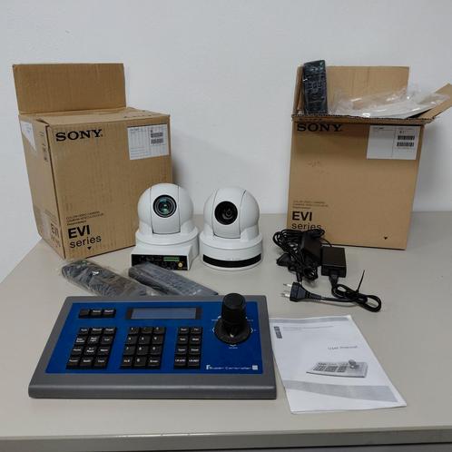 3 x Sony EVI D90P camera en keyboard controller, Audio, Tv en Foto, Videobewaking, Ophalen