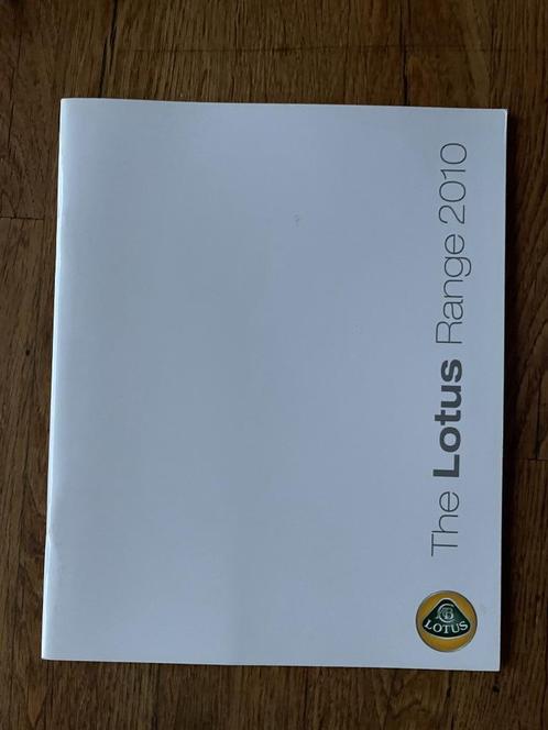 Lotus Range 2010, Boeken, Auto's | Folders en Tijdschriften, Nieuw, Overige merken, Ophalen of Verzenden