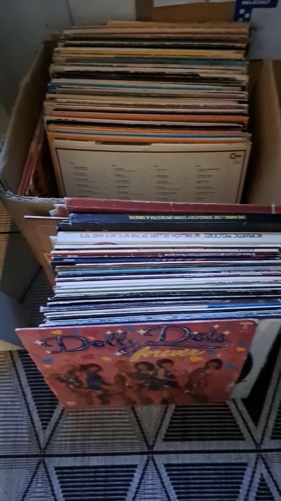 112 stuks langspeelplaten, Cd's en Dvd's, Vinyl | Verzamelalbums, Ophalen, Gebruikt, Overige formaten