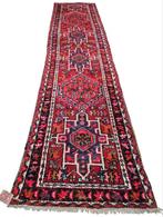 Handmade tapijt loper Karaja Iran medallions wol 83x326cm, Karaja nomad Iraans Perzische oosters, Crème, Gebruikt, .