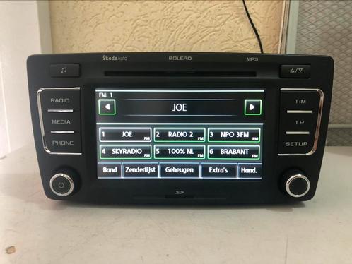 ORIGINEEL SKODA BOLERO RCD RADIO CD YETI OCTAVIA RAPID, Auto diversen, Autoradio's, Zo goed als nieuw, Ophalen of Verzenden