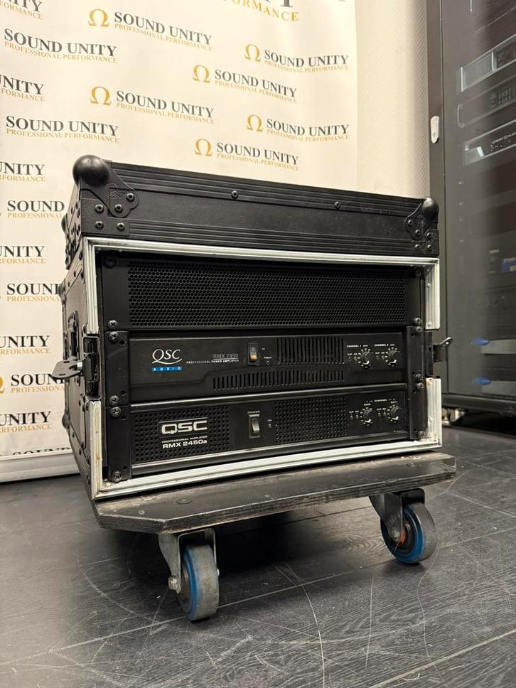 Actieprijs: QSC RMX - versterkerrack - opruiming !!, Audio, Tv en Foto, Luidsprekers, Nieuw, Front, Rear of Stereo speakers, 120 watt of meer