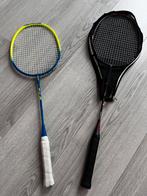 2 badminton rackets, Sport en Fitness, Badminton, Racket(s), Zo goed als nieuw, Ophalen