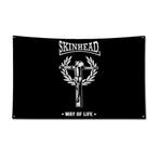 Grote vlaggen Skinhead (150x90cm), Ophalen of Verzenden, Nieuw