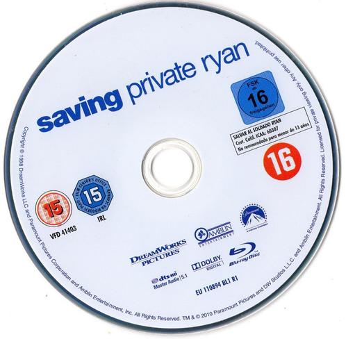 Saving Private Ryan Blu-ray NL, Cd's en Dvd's, Blu-ray, Zo goed als nieuw, Actie, Ophalen of Verzenden