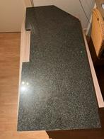Zwart granieten keukenblad 154 x 70 cm, Huis en Inrichting, Keuken | Keukenelementen, Ophalen, Gebruikt, Zwart, 150 tot 200 cm