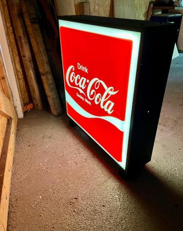 coca cola lichtbak origineel beschikbaar voor biedingen