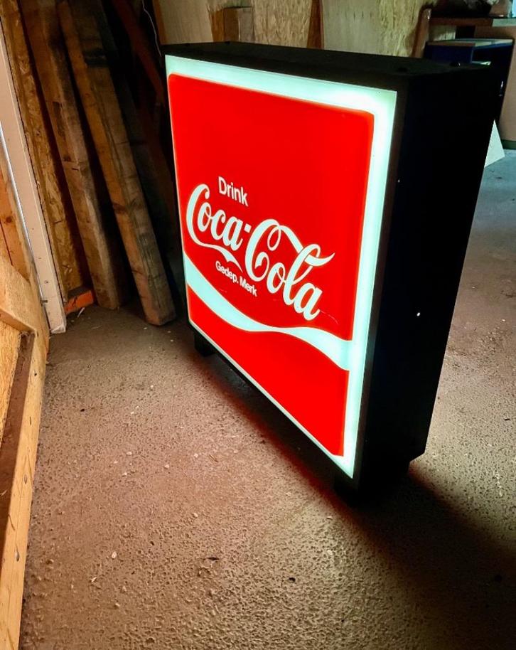 coca cola lichtbak origineel, Verzamelen, Merken en Reclamevoorwerpen, Zo goed als nieuw, Lichtbak of (neon) lamp, Ophalen of Verzenden