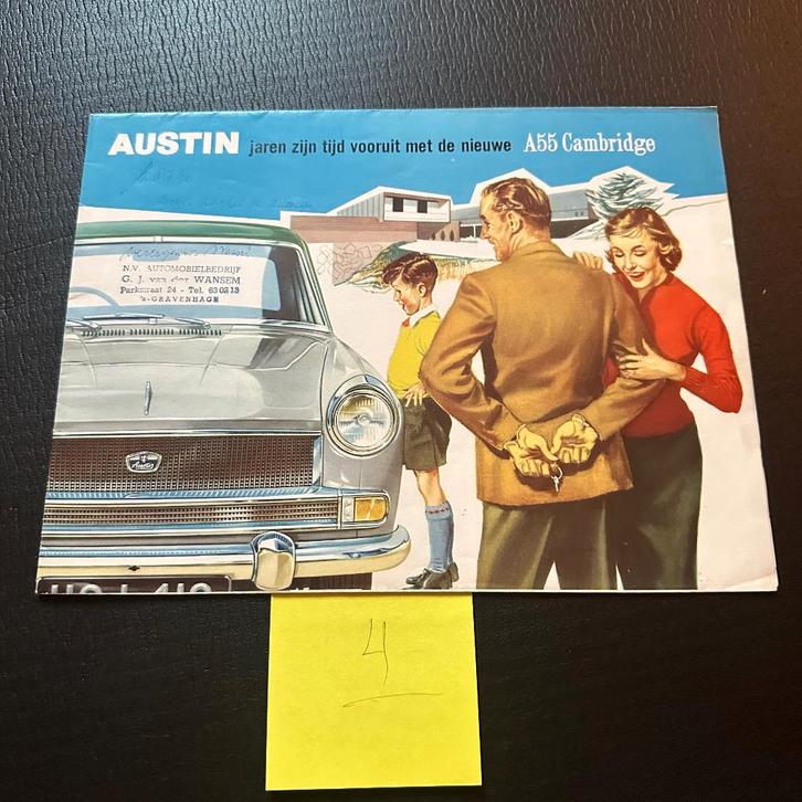 AUSTIN A55 Cambridge - 1959  (#4), Boeken, Auto's | Folders en Tijdschriften, Gelezen, Overige merken, Verzenden