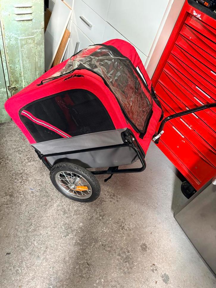Hondenfietskar - Kleine tot middelgrote hond, Fietsen en Brommers, Fietsaccessoires | Aanhangers en Karren, Gebruikt, Hondenkar