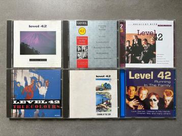 Level 42 (6x)- True Colours, Greatest Hits, Running Family beschikbaar voor biedingen