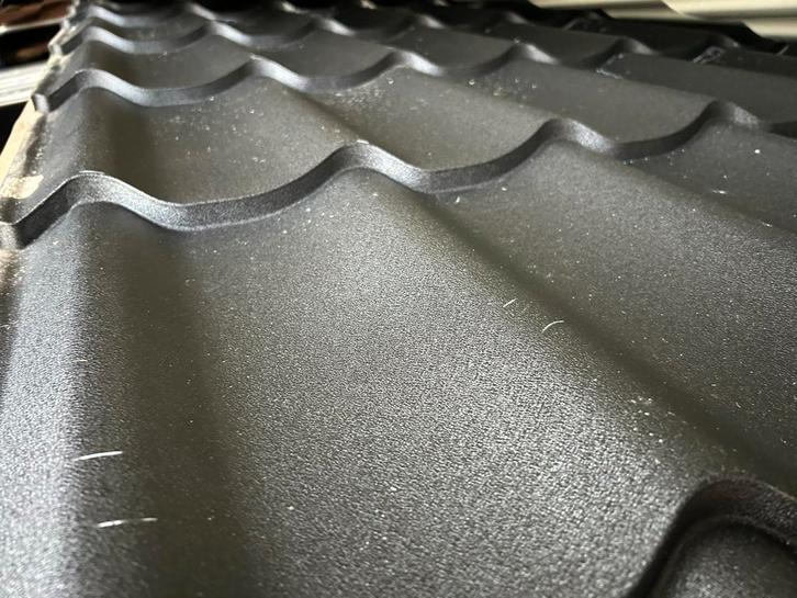 Dakpanplaten 225cm zwart - 30% korting!, Doe-het-zelf en Verbouw, Dakpannen en Dakbedekking, Gebruikt, Dakplaat of Dakpanplaat