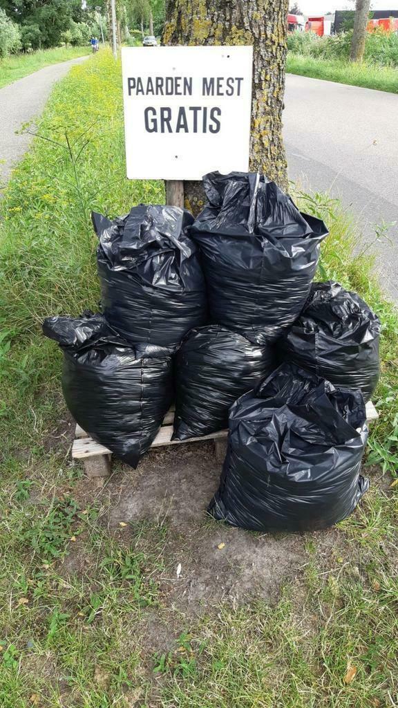 Paardenmest voor moestuin, volkstuin, fruit, groente, Tuin en Terras, Aarde en Mest, Mest, Ophalen