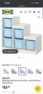 Trofast kast met bakken., Ophalen, Gebruikt, Minder dan 150 cm, Minder dan 100 cm