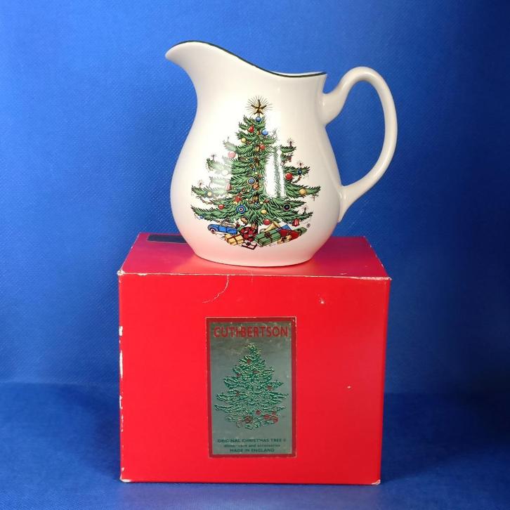 Cuthbertson Christmas Tree - melkkannetje met doosje, Antiek en Kunst, Antiek | Servies los, Ophalen of Verzenden