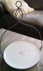 Schaal met wespen frame +bord serveertray, Ophalen of Verzenden