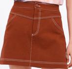 ZARA roest kleurig mini rokje NIEUW maat S, Zara, Nieuw, Oranje, Ophalen of Verzenden