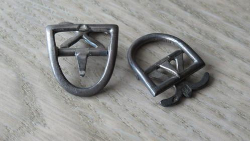 Zilveren antieke klederdracht gespen en zilveren binnenwerk, Antiek en Kunst, Antiek | Goud en Zilver, Zilver, Ophalen of Verzenden