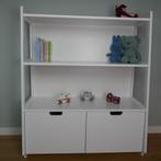 Ukkepuk - Montessori speelgoedkast STERK - WIT/ZWART, Kast, 105 cm of meer, 75 tot 100 cm, Voetruimte