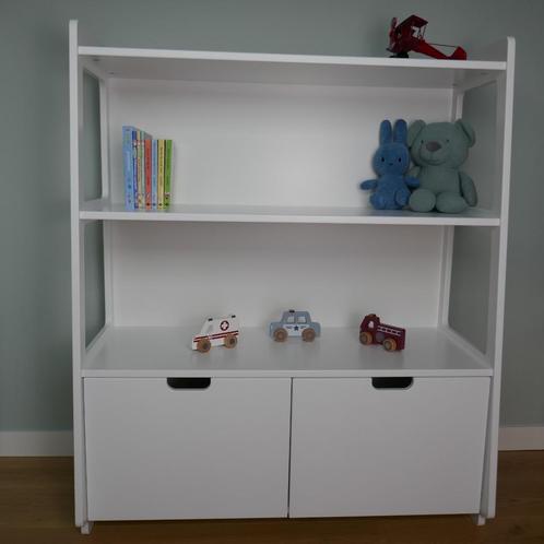 Ukkepuk - Montessori speelgoedkast STERK - WIT/ZWART, Kinderen en Baby's, Kinderkamer | Commodes en Kasten, Nieuw, Kast, 105 cm of meer