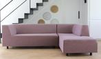 Gelderland 6900 hoek 4-zits roze gemêleerd, Ophalen, 250 tot 300 cm, Hoekbank, 75 tot 100 cm