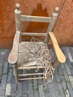 Antieke kinderstoel met Riet Zitting - Restauratie Project, Antiek en Kunst, Ophalen