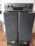 Speakers met analoge versterker, Gebruikt, 120 watt of meer, Front, Rear of Stereo speakers, Ophalen