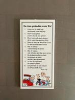 spreuken tegel - de tien geboden voor Pa, Huis en Inrichting, Woonaccessoires | Tekstborden en Spreuken, Verzenden, Zo goed als nieuw